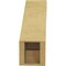 Ekena Millwork 5-inch W x 14-inch D x 14-inch H Olympic Rough Cedar Woodgrain TimberThane Knee Brace, Primed BRCUR05X14X14OLYRCPR - alternate 3